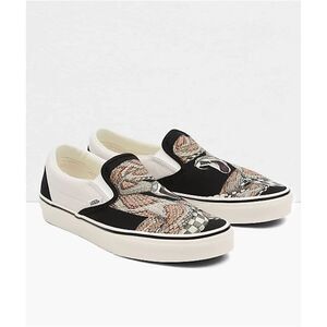 Vans Slip-On Desert Snake Skate Shoes - Unisex Size 7 Men or 8.5 Womens